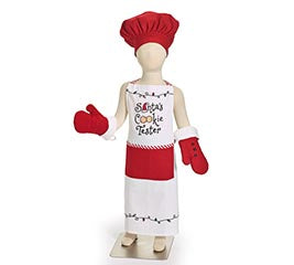 Christmas child's apron with accessories