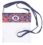 Auburn Tigers Women's Stadium Approved Clear Crossbody Bag